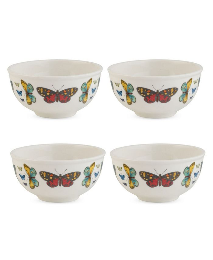 Portmeirion Botanic Garden Harmony Bowl, Set of 4 - White