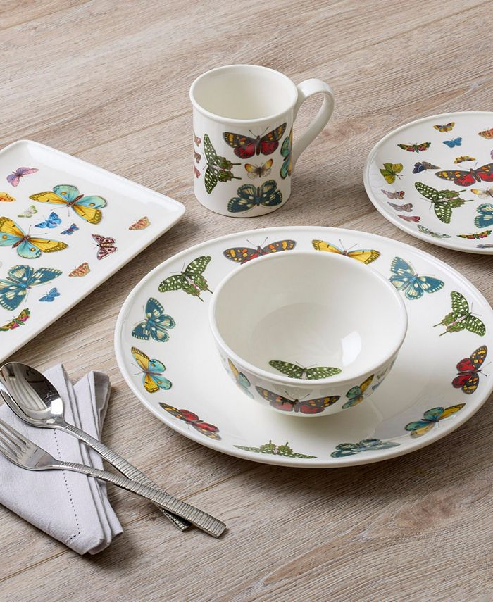 Portmeirion Botanic Garden Harmony Bowl, Set of 4 - White