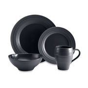 Mikasa Swirl Ombre 4-pc. Dinnerware Set, Grey