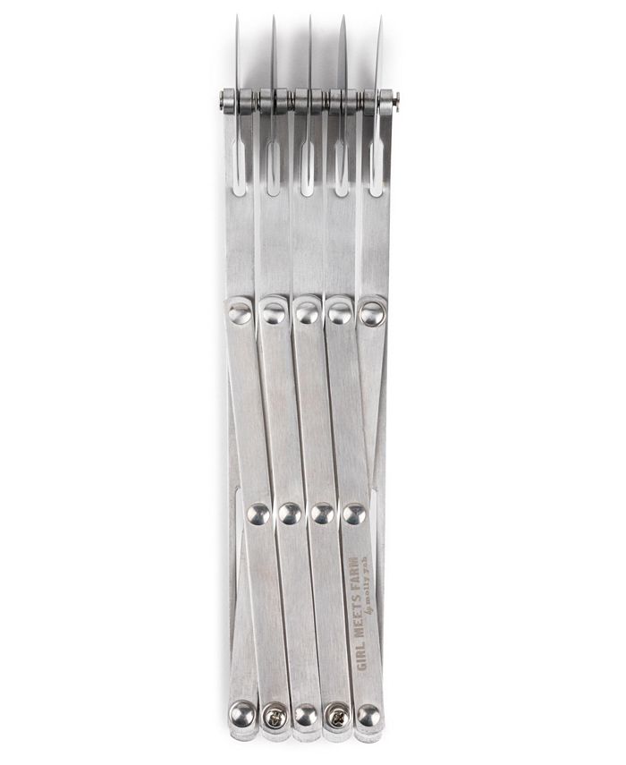 Girl Meets Farm by Molly Yeh 5-Wheel Accordion Dough Cutter - Silver