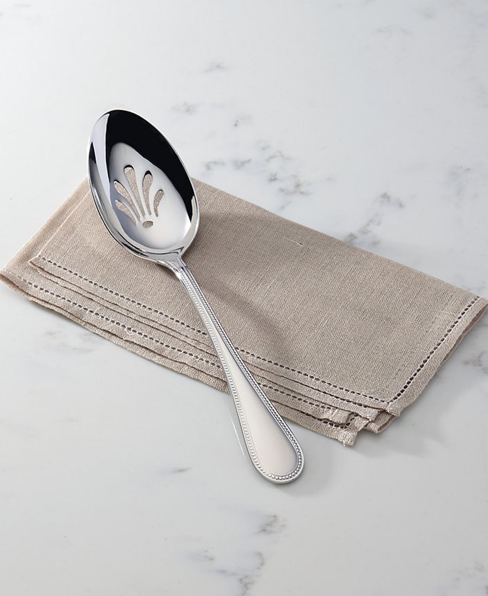 Reed and Barton Lyndon Pierced Buffet Spoon - Silver