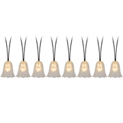 Gemmy 3 in. LED Prelit Musical Ghosts String Lights