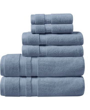 Beautyrest CLOSEOUT Beautyrest Plume Fea Blue Bath Towel Set