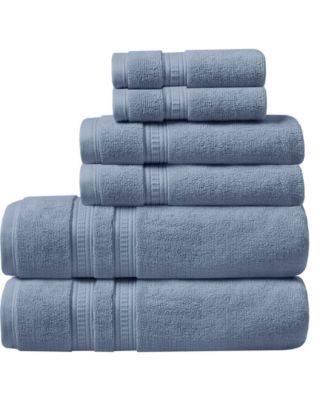 Beautyrest CLOSEOUT Beautyrest Plume Fea Blue Bath Towel Set