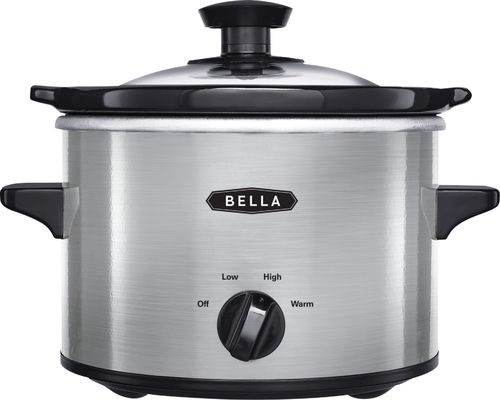 Bella 1.5-Qt. Stainless Steel Electric Slow Cooker - Stainless