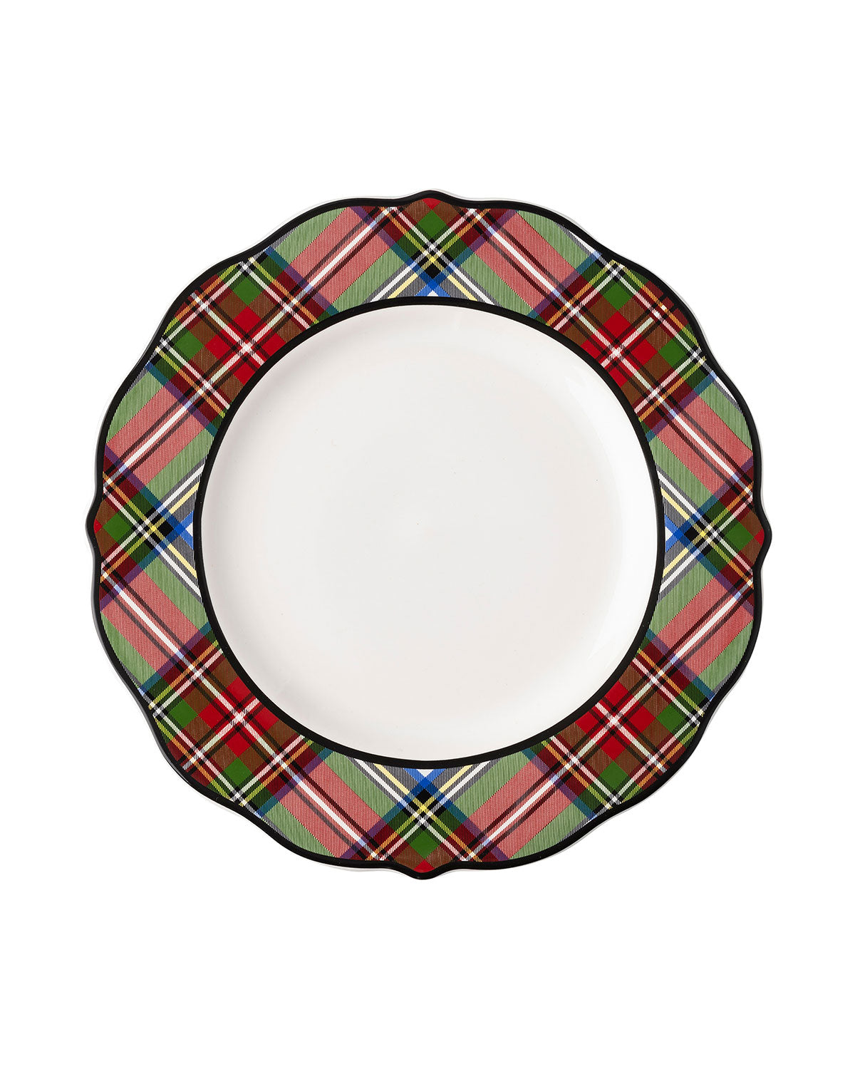 Juliska Ceramics Stewart Tartan Dinner Plate
