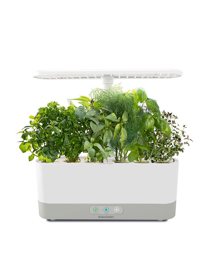 AeroGarden Harvest Slim Hydroponic Indoor Garden - White