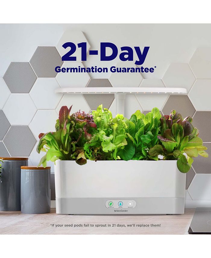 AeroGarden Harvest Slim Hydroponic Indoor Garden - White