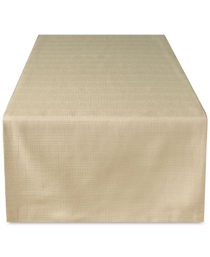 Benson Mills Madison Solid Table Runner, 16" x 80" - Tan/Beige
