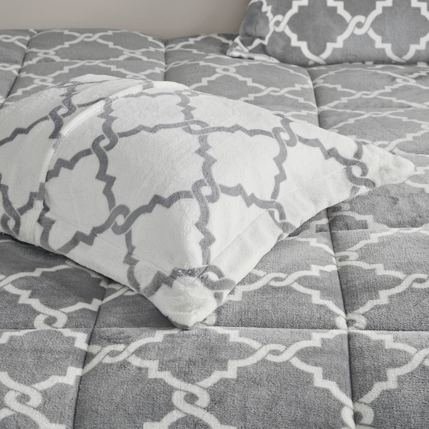 True North by Sleep Philosophy Alston Plush Reversible Comforter Set
