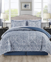 Sunham Estella 8-Pc. Comforter Sets, Exclusively at Macy’s - Blue - California King