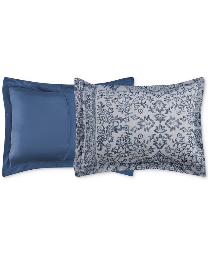 Sunham Estella 8-Pc. Comforter Sets, Exclusively at Macy’s - Blue - California King