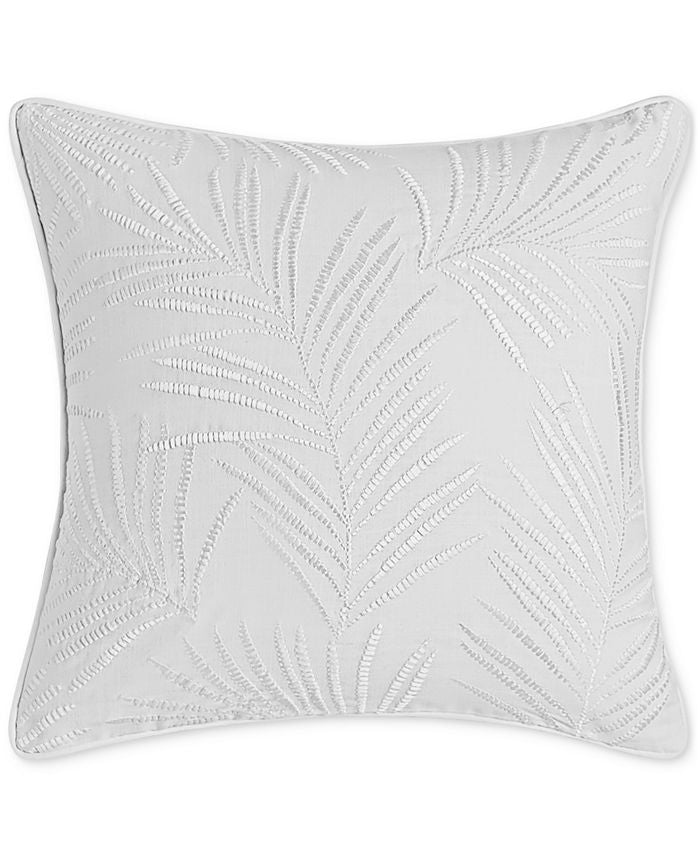 Charter Club Damask Designs Woven Tile Decorative Pillow, 18" x 18",, Created for Macy's - Green - 18" Square Decorative Pillow