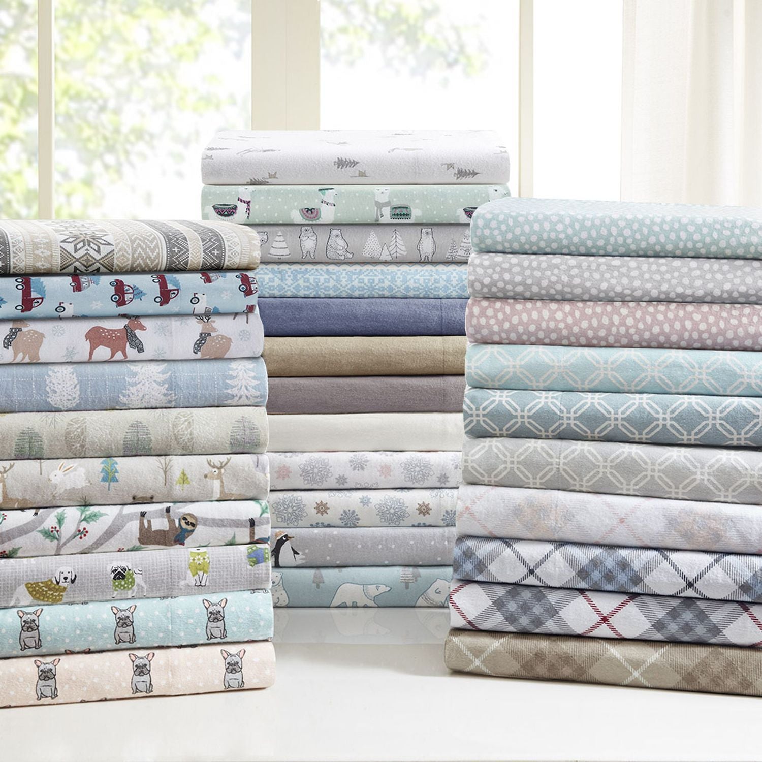 True North by Sleep Philosophy Cozy Cotton Flannel Sheet Set - Full
