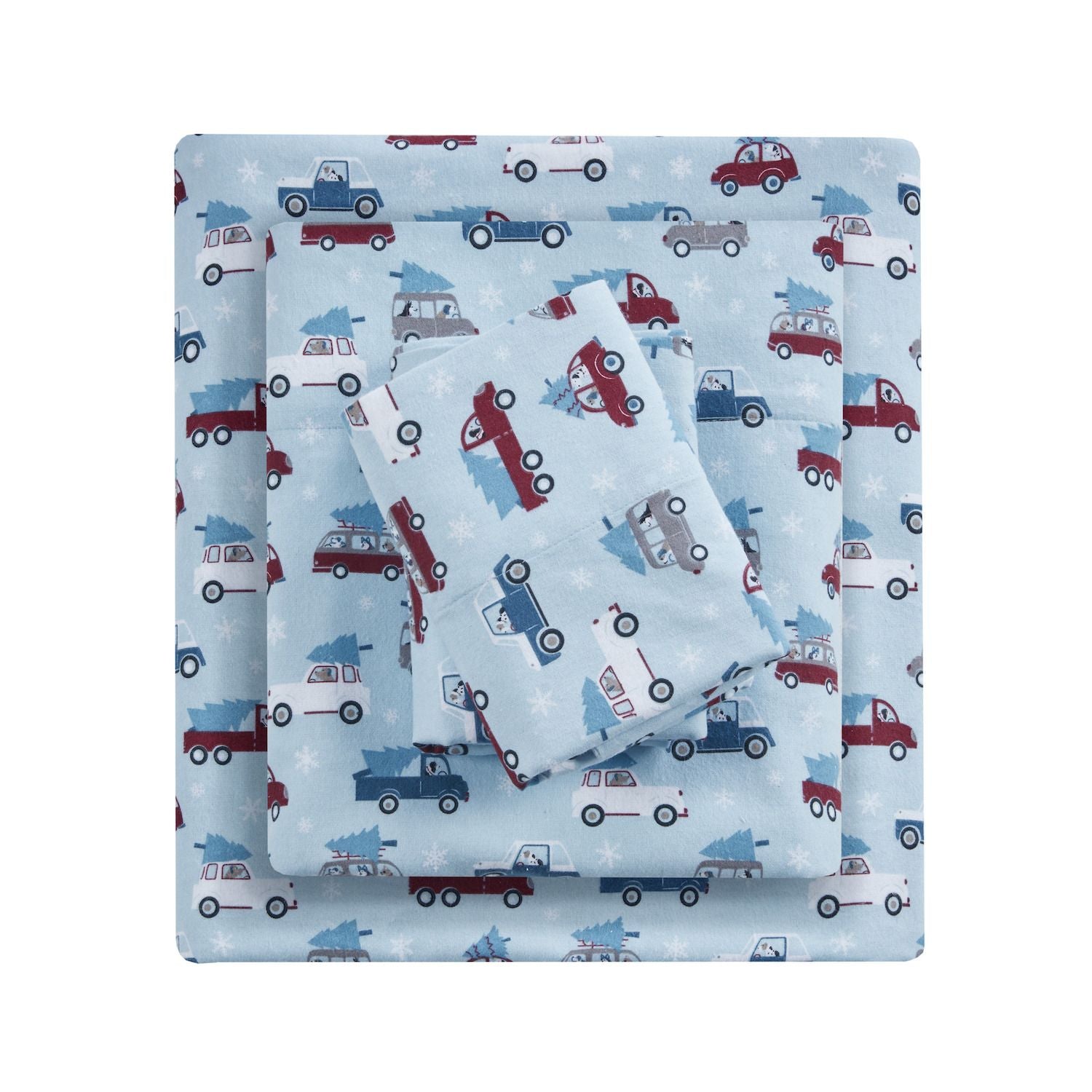 True North by Sleep Philosophy Cozy Cotton Flannel Sheet Set - Full