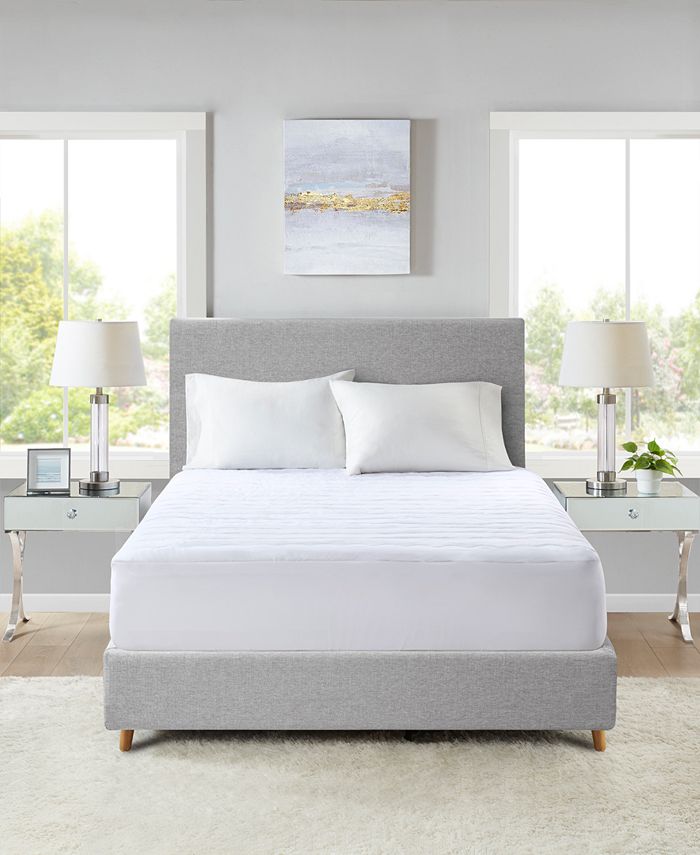 Home Design Easy Care Waterproof Mattress Pads, King, Exclusively at Macy’s - White - King