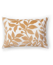 Charter Club Damask Designs Floral Silhouette Velvet Appliqué Decorative Pillow, 14" x 20", Created for Macy's - Yellow - Decorative Pillow