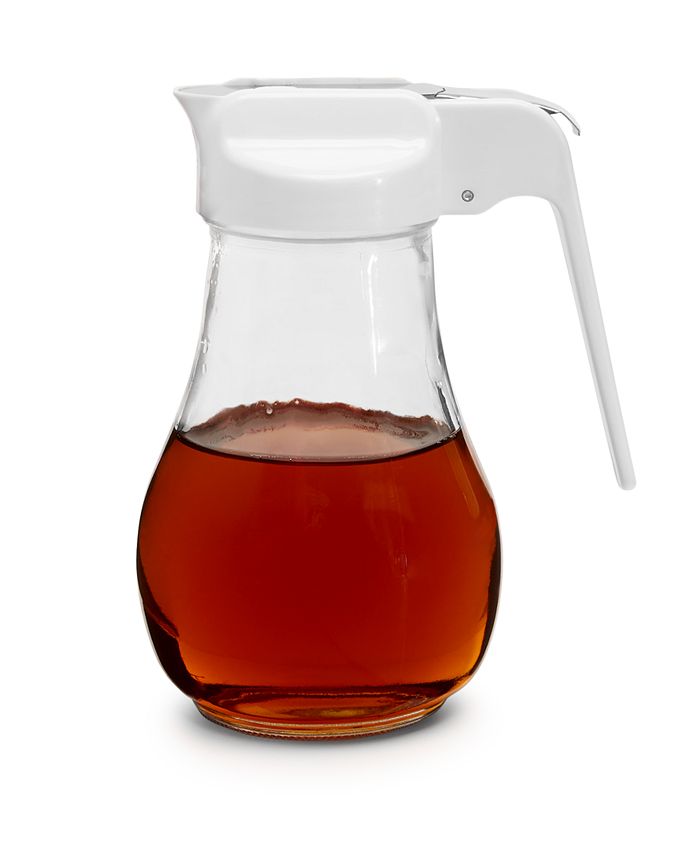 The Cellar Glass Syrup Dispenser - White