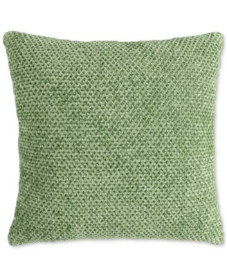 Lush Decor Braided Decorative Limoges Blue 18 Square Decorative Pillow