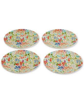 Tabletops Gallery Spring Bliss Salad Plates, Set Multi Clr