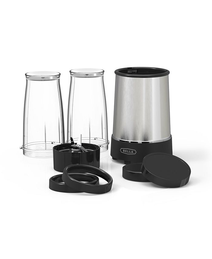 Bella 8-Pc. Personal 285-Watt Rocket Blender  - Black