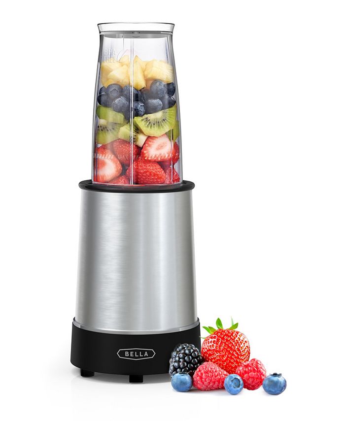 Bella 8-Pc. Personal 285-Watt Rocket Blender  - Black