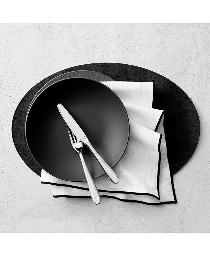 Villeroy & Boch Manufacture Rock Napkins, Set of 4 - Black - Napkin