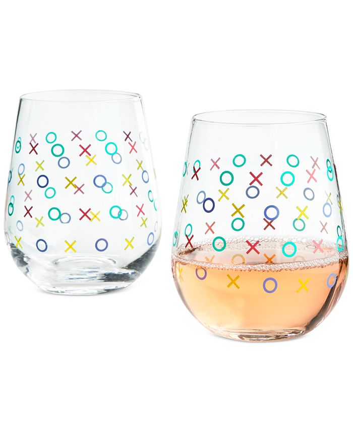 The Cellar Valentine's Day Stemless Wine Glasses, Set of 2, Created for Macy's