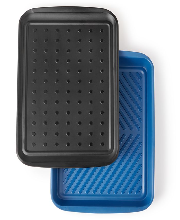 The Cellar Prep & Serve Tray Blue-White