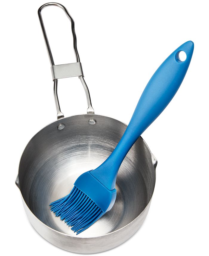The Cellar Saucepan and Brush  - White  - Open Box
