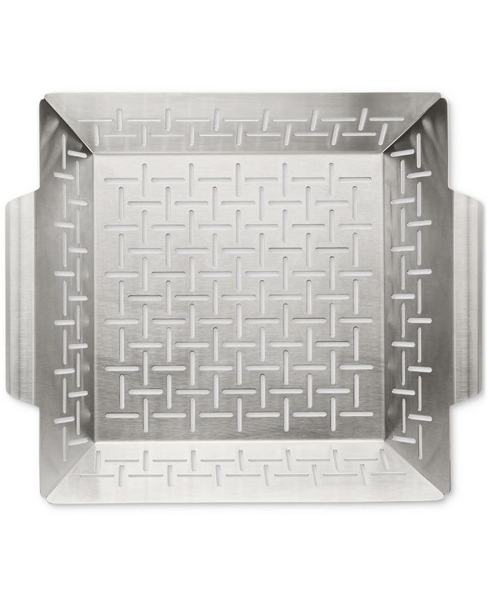 The Cellar Set of 2 Grill Baskets - White