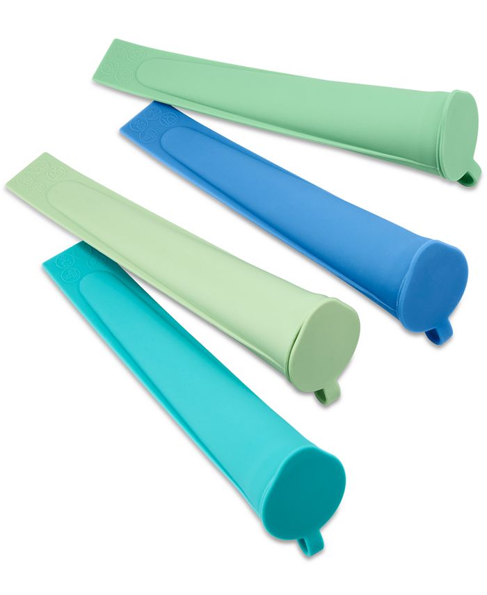 The Cellar Set of 4 Silicone Popsicle Molds - White