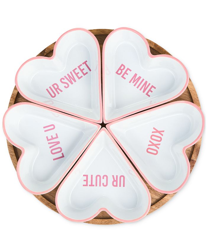 The Cellar Valentine's Day Lazy Susan & Bowls, Created for Macy's