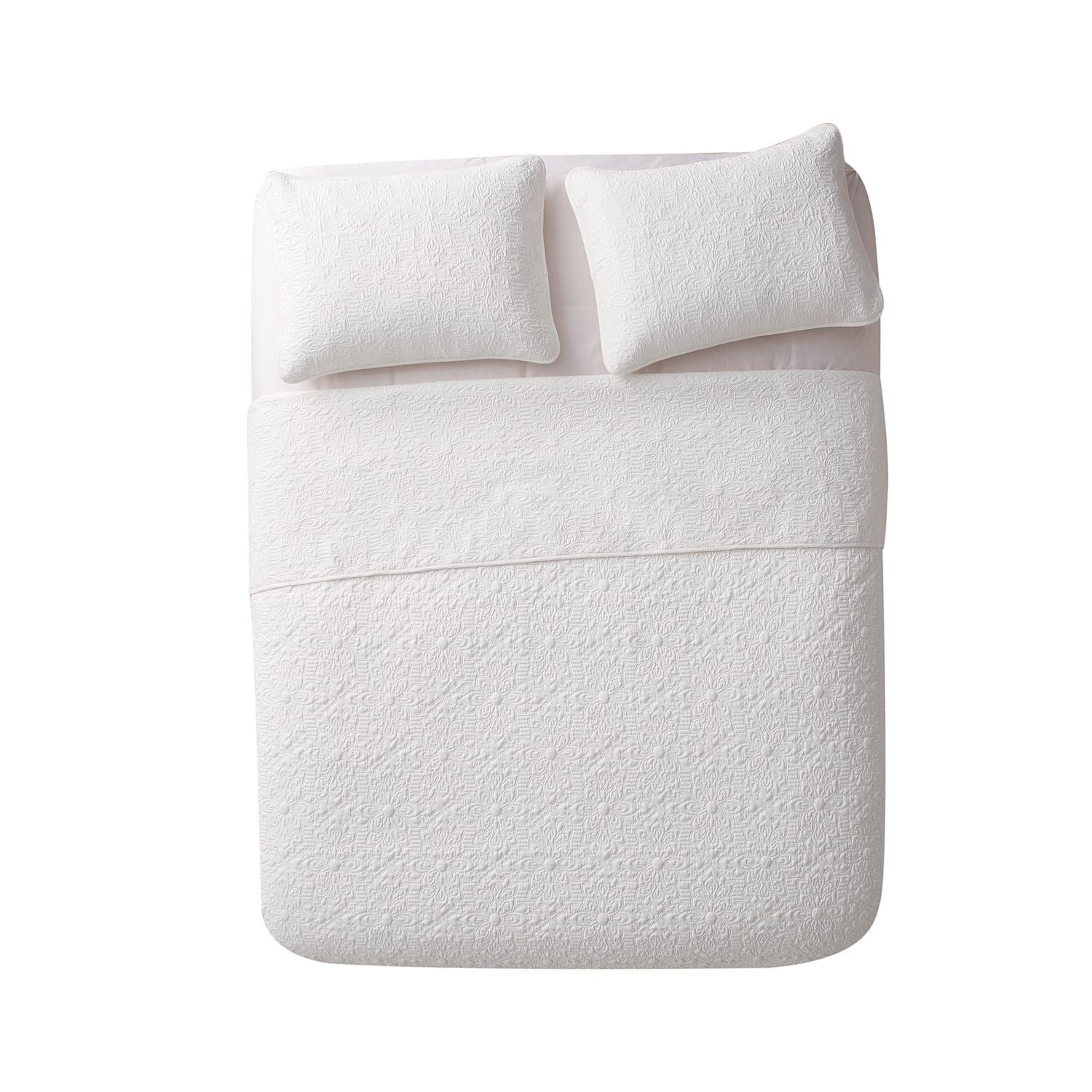 VCNY Home Caroline Embossed Quilt Set