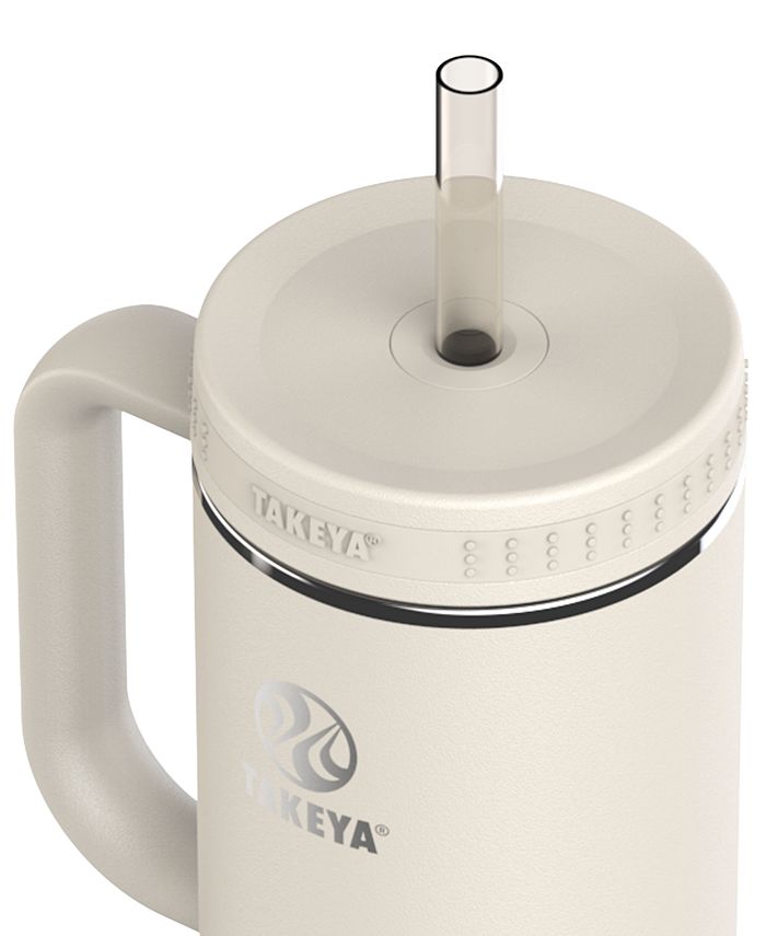 Takeya Fixed Handle 40-Oz. Insulated Stainless Steel Tumbler