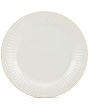 Lenox Dinnerware Stoneware French Perle Groove White Dinner Plate - White