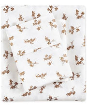 Fairfield Square Collection 300-Thread Count Metallic Cott Gold Metallic Full Sheet Set