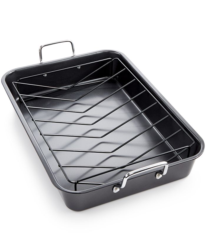 Tools of the Trade Nonstick Roaster & Rack, Created for Macy's