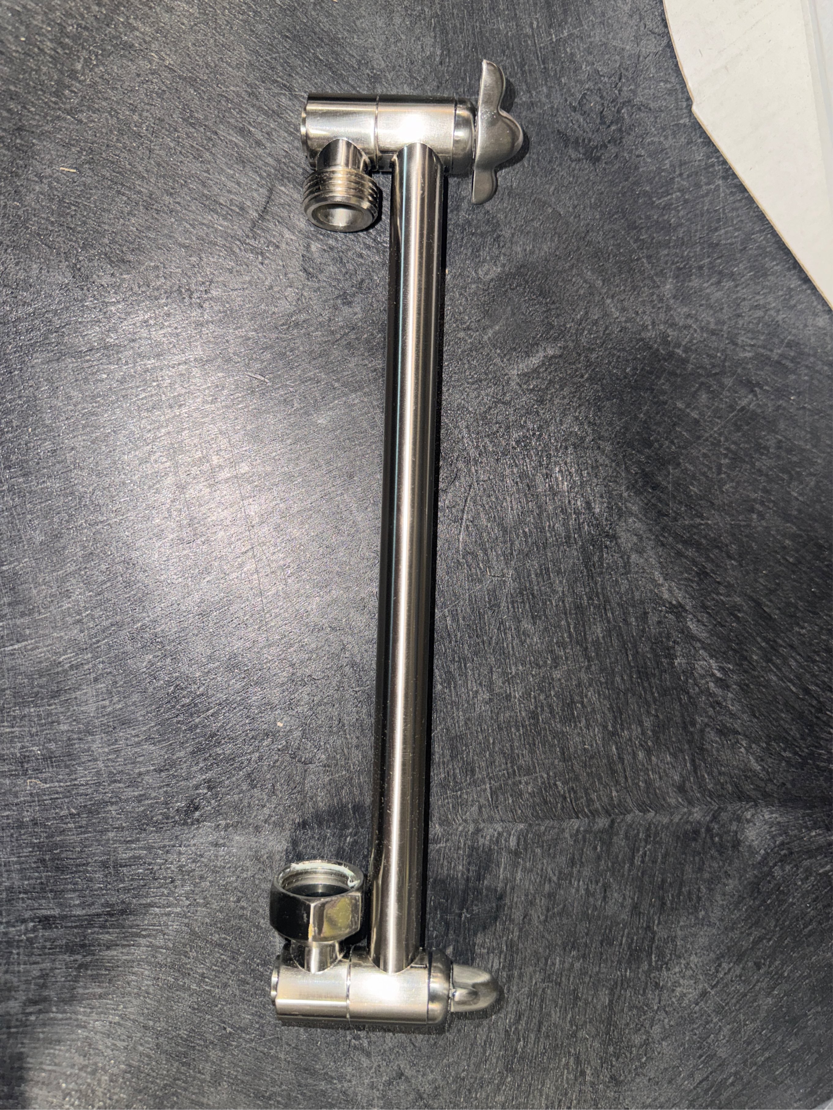 Kingston Brass K153A8 10-Inch Adjustable High-Low Shower Arm in Brushed Nickel