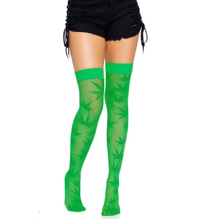 Leg Avenue Women's 420 Fishnet Thigh Highs