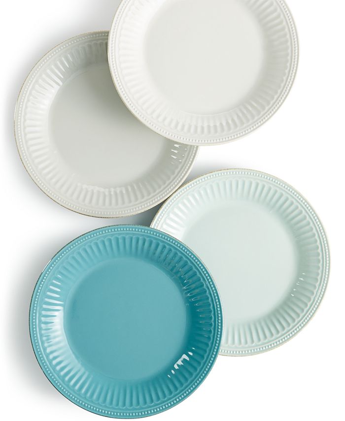 Lenox Dinnerware Stoneware French Perle Groove White Dinner Plate - White