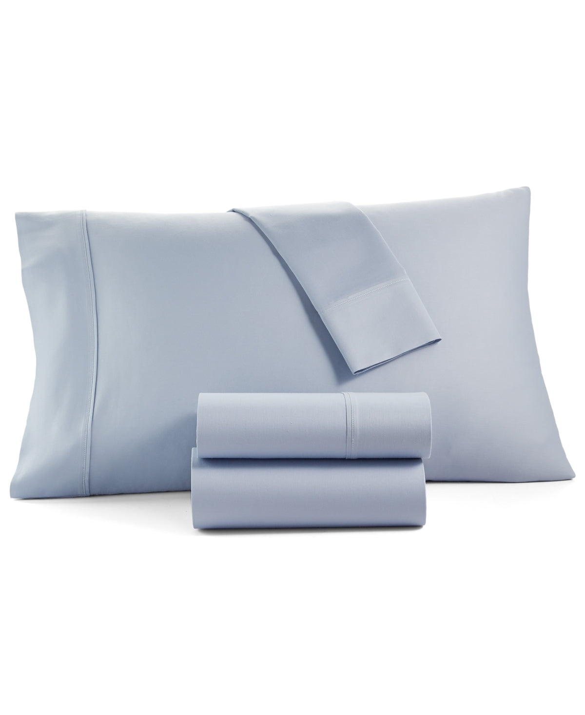 Tranquil Home Willow 1200-Thread Count 4-Pc. King Sheet Set, Created for Macy's - Light Blue