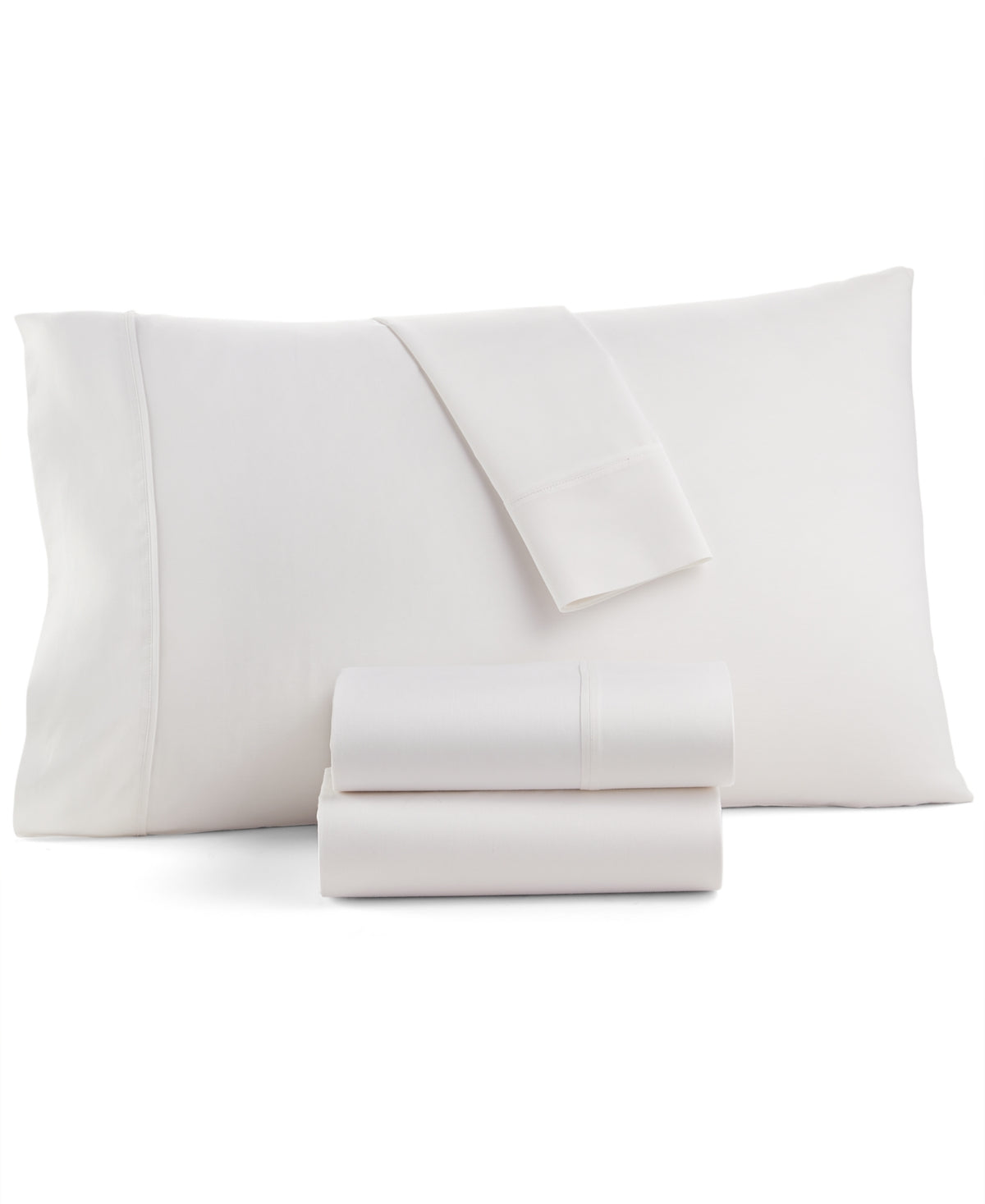 Tranquil Home Willow 1200-Thread Count 4-Pc. King Sheet Set, Created for Macy's - White