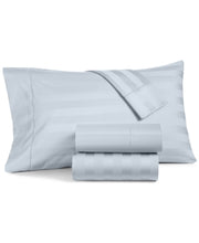 Charter Club 1.5" Stripe Extra Deep Pocket 550 Thread Count 100% Cotton 4-Pc. Sheet Set, King, Exclusively at Macy's - Vapor