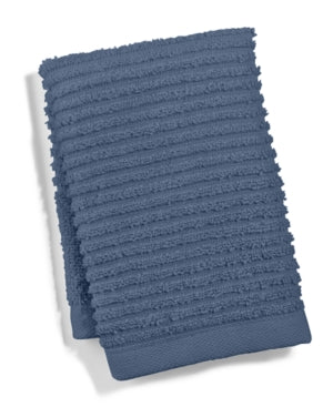 Martha Stewart Collection Quick-Dry Reversible Washcloth, 13" X 13", Created for Macy's Bedding