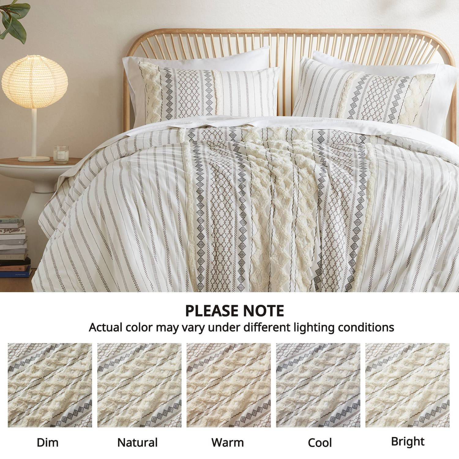 INK+IVY Imani 3-piece Cotton Duvet Cover Set with Shams