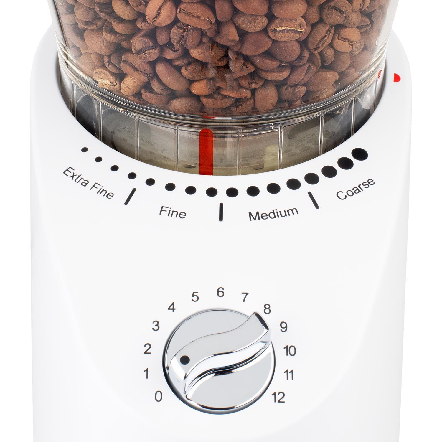 Capresso Semi-Gloss White Plastic 11 oz Coffee Grinder