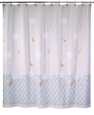 Avanti Seaglass Shower Curtain Multi Shower Curtain
