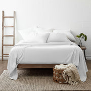 Ienjoy Home King 20000-Thread Microfiber White 4-Piece Bed-Sheet