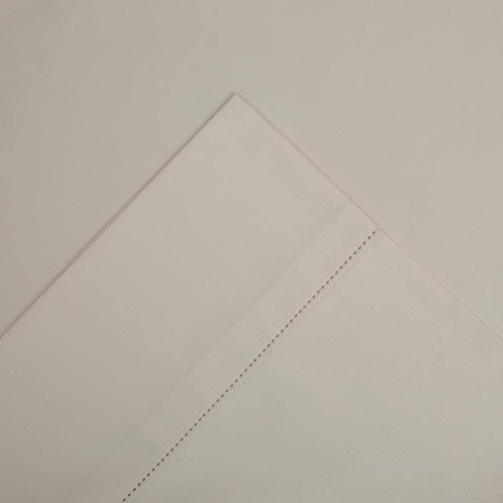 Pointehaven 2-Pack Ivory Pearl King Cotton Pillow Case